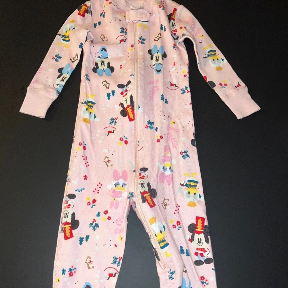 Hanna Andersson Disney Christmas pajamas 12/18M - Picture 1 of 3